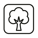 icon_space_tree_minimal_outline icon preview