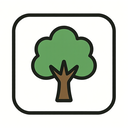 icon_space_tree_minimalist icon preview
