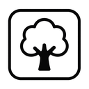 icon_space_tree_monochrome icon preview