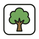 icon_space_tree_simplified icon preview