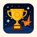 icon_space_trophy_origami icon preview