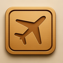 icon_sports_airplane_embossed icon preview