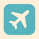 icon_sports_airplane_flat_pastel icon preview