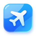 icon_sports_airplane_glassy icon preview