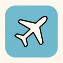 icon_sports_airplane_minimalist icon preview