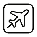 icon_sports_airplane_monochrome icon preview