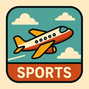 icon_sports_airplane_retro icon preview