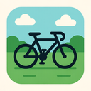 icon_sports_bicycle_flat_design icon preview