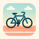 icon_sports_bicycle_flat_pastel icon preview