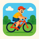 icon_sports_bicycle_playful icon preview