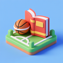 icon_sports_book_3d_isometric icon preview