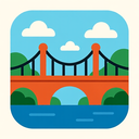 icon_sports_bridge_flat_design icon preview