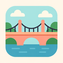 icon_sports_bridge_flat_pastel icon preview
