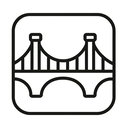 icon_sports_bridge_line_art icon preview