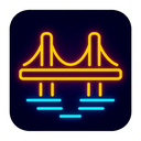 icon_sports_bridge_neon icon preview