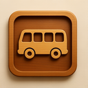 icon_sports_bus_wooden icon preview