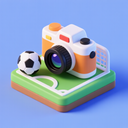 icon_sports_camera_3d_isometric icon preview