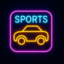 icon_sports_car_neon icon preview