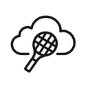 icon_sports_cloud_line_art icon preview