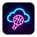 icon_sports_cloud_neon icon preview