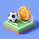 icon_sports_coin_3d_isometric icon preview