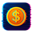 icon_sports_coin_digital_glitch icon preview