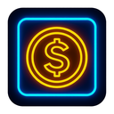 icon_sports_coin_neon icon preview