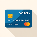 icon_sports_credit_card_flat_design icon preview