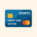 icon_sports_credit_card_vector icon preview