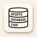 icon_sports_database_thin icon preview