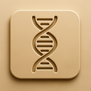 icon_sports_dna_strand_embossed icon preview