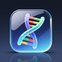 icon_sports_dna_strand_glassy icon preview