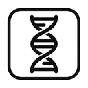 icon_sports_dna_strand_monochrome icon preview