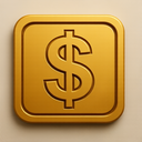 icon_sports_dollar_sign_embossed icon preview