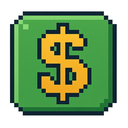 icon_sports_dollar_sign_pixel_art icon preview