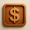 icon_sports_dollar_sign_wooden icon preview
