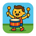 icon_sports_drum_cartoon icon preview