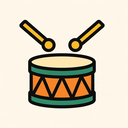 icon_sports_drum_geometric icon preview