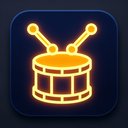 icon_sports_drum_glow_effect icon preview