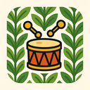 icon_sports_drum_organic_pattern icon preview