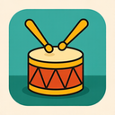 icon_sports_drum_origami icon preview