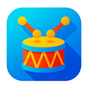 icon_sports_drum_vibrant_colors icon preview