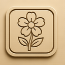 icon_sports_flower_embossed icon preview