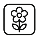 icon_sports_flower_monochrome icon preview