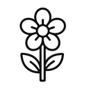 icon_sports_flower_outline icon preview