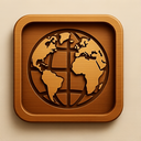 icon_sports_globe_wooden icon preview