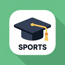 icon_sports_graduation_cap_flat_design icon preview