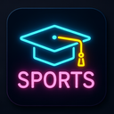 icon_sports_graduation_cap_neon icon preview