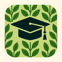 icon_sports_graduation_cap_organic_pattern icon preview