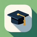icon_sports_graduation_cap_shadow_effect icon preview